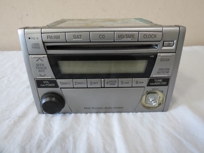   04-05 Mazda Miata Multi-Function Audio System Radio SAT Tape CD Player OEM