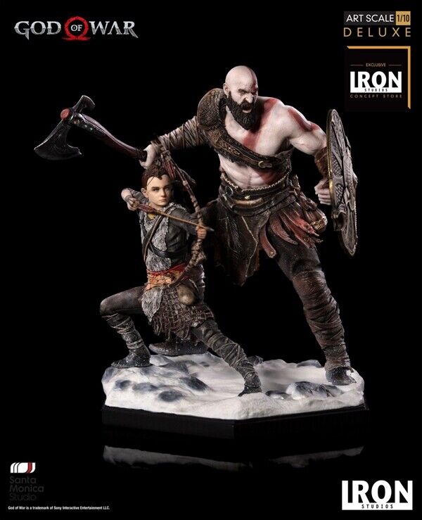 KRATOS Resin Statue Model Kit - 1/10 Scale Sculpture