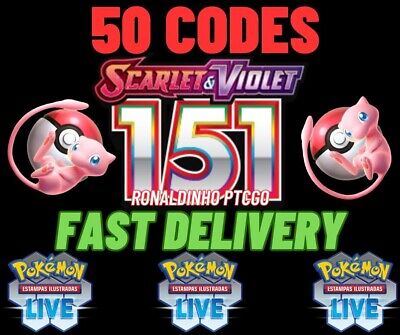 151 - Scarlet & Violet 50x - PTCGL Code