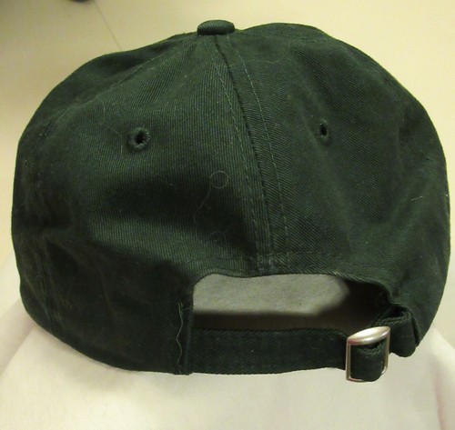 "MEGA Hat" (Make Earth Green Again) - Washed Twill Cap - Green - White Logo - Picture 7 of 9