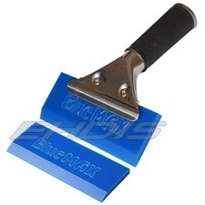 Blue Max Rubber Vinyl Squeegee & PRO Handle Window Glass Tint & Clean Tools Kits