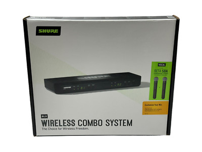 Shure BLX288/B58 Dual Channel Wireless Handheld Microphone System J11 Authentic