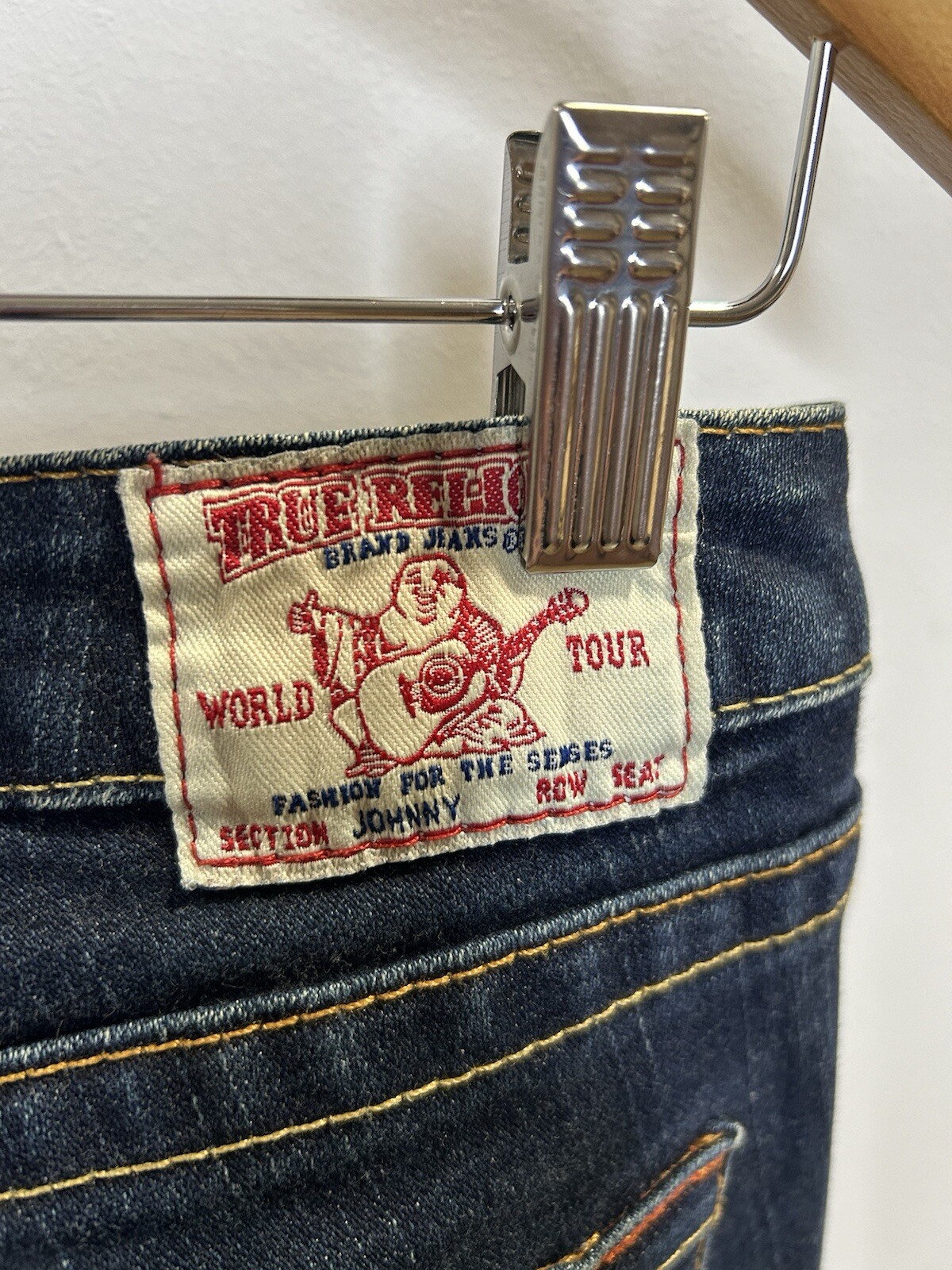 True Religion Billy RN# 112790 CA# 30427 Straight Leg Jeans Denim pants Size 27 thumbnail 6