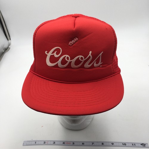 Coors Beer Trucker Mesh Hat VTG Cap 