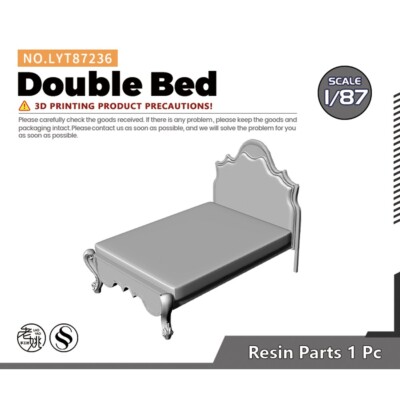Yao's Studio LYT87236 1/87 Scene Model Double Bed