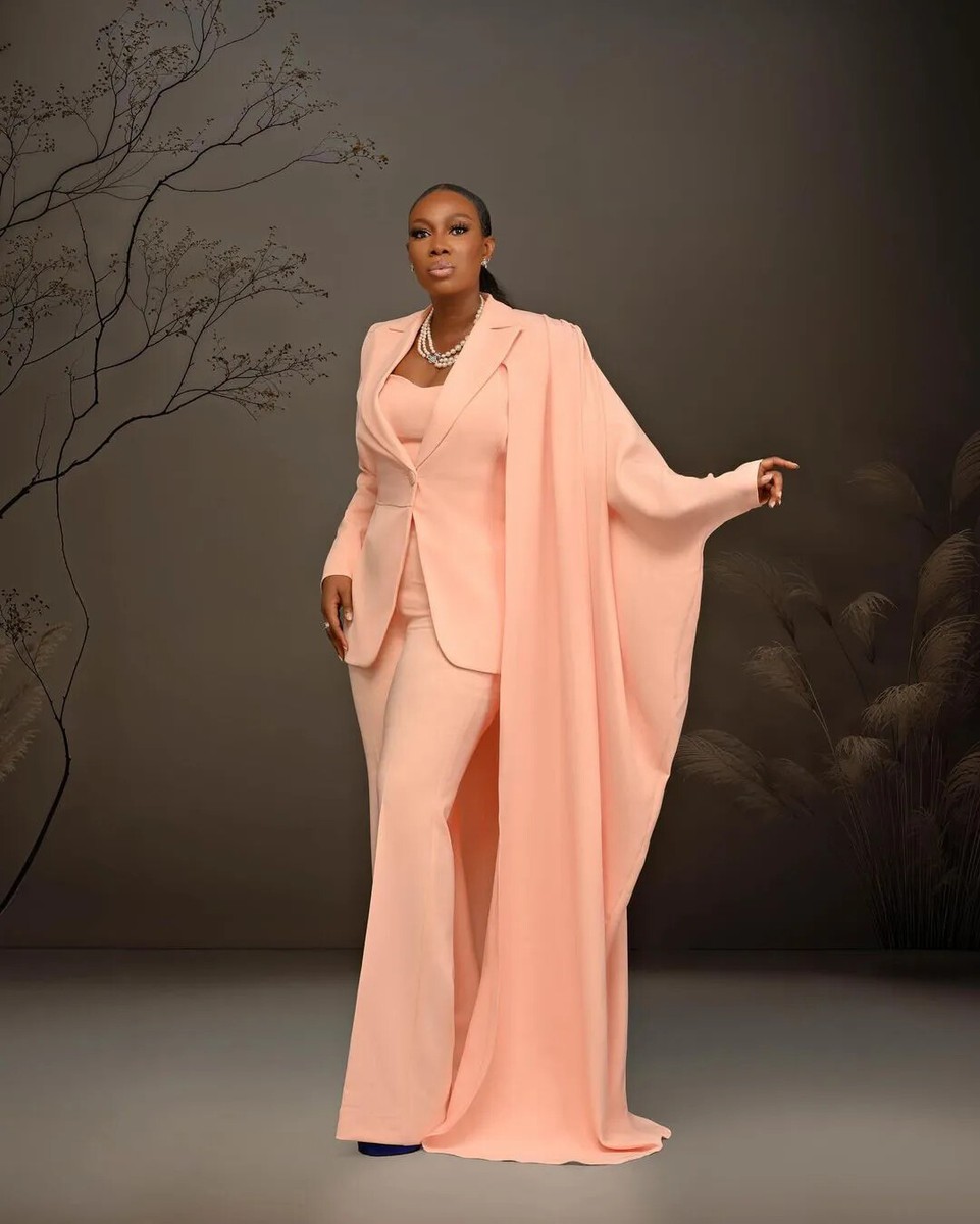 Plus Size Women's Suits with Cape Formal Business Wedding Party Prom Coat  Pant | eBay