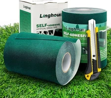Artificial Grass Seam Tape 6" x 33' Extra Strong Self-Adhesive Turf Tape for ...