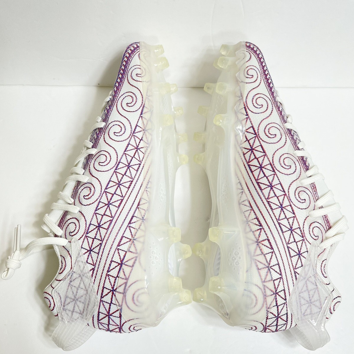 adidas Adizero Polynesian Bowl Football Cleats Size 13.5 FZ0589 NWOB NEW Adidas Adizero Polynesian Bowl White Football Cleats  main image 2