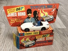 1960s JAMES BOND 007 CORGI TOYOTA 200GT YOU ONLY LIVE TWICE IN ORIGINAL BOX 
