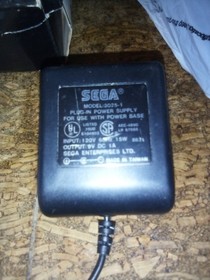 Atari Jaguar Console w/ OEM Controller & Sega OEM 3025-1 power supply & 2 games!