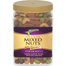 Deluxe Mixed Nuts Everyday Versatile Hazelnuts Pecans Almonds Cashews Sea Salt