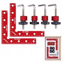 Winkelspanner Eckspanner Winkelklemmen 140Mm 2Er Set 90 Grad Alu Fortum