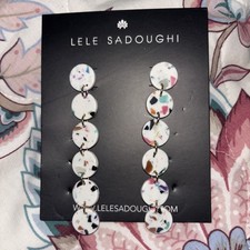 Lele Sadoughi Circle Confetti Garland Earrings New Summer Popsugar 98