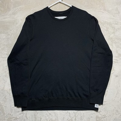 Reigning Champ Midweight Terry Crewneck Sweatshirt Mens XL Black Casual Canada
