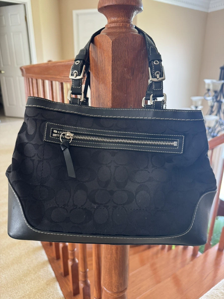 バッグ COACH Signature Canvas Tassel Bag Black Coach Tassel Bags & Handbags for Women for sale | eBay