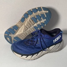 Hoka One One Gaviota 4 Running Shoes Men's 10 2E EE Blue Athletic