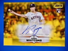 2025 Topps Stadium Club - Autographs Shay Whitcomb #SCBA-SW Yellow (AU, RC)