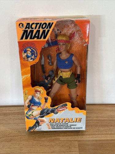 SUPER RARE!!! HASBRO ACTION MAN 1996 NATALIE FEMALE FIGURE! Sealed NEW!!! - Picture 1 of 6