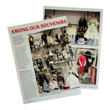 UFDC Souvenir Dolls History Article 12 Pages United Federation of Doll Clubs