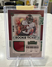 Panini 2021 Contenders Rookie Ticket Swatch Jaelon Darden #RTS-JDA NFL