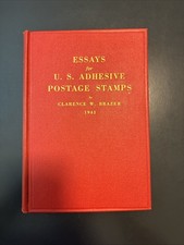 Essays for U.S. Adhesive Postage Stamps Philately Illust. HC (1941) Brazer