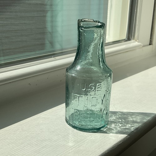 Antike 1910 USE TIDY BETTY Scherlippe Flasche 3" - Bild 2 von 3