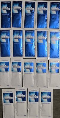 Crest Whitestrips Premium Plus   Lot of 10 Upper & 9 Lower Strips