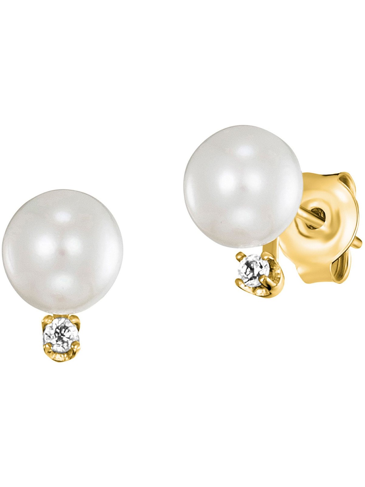 Julie Julsen JJER02-6G Damen Ohrstecker Sterling-Silber 925 wei 22390₽