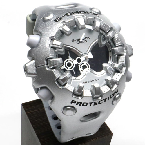 CASIO GA-V01A-8AJF Wristwatch Quartz Silver Metallic G-SHOCK Open World - Picture 3 of 7