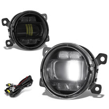 Fit 05-22 Ranger Mustang Cr-v Pilot Tinted Lens Led Projector Fog Lights Lamps