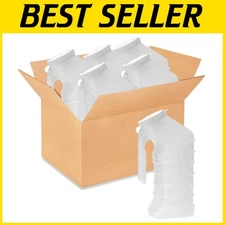 Portable Male Urinal with Attached Cover