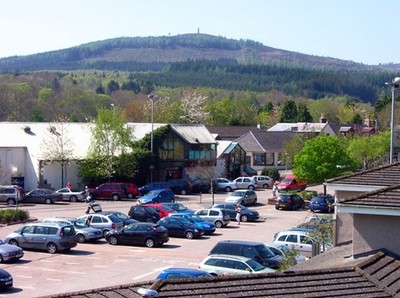 Photo A3 Bellfield car park, Banchory Banchory/NO6995 Scolty Hill in th c2008