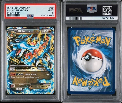 Pokémon TCG M Charizard EX Flashfire Ultra Rare Holo PSA 9 69/106