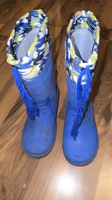Lupilu Kids Wellies | Size 27/28 | Blue | Warm & With Drawstring