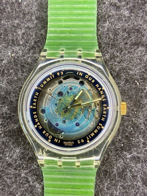 Swatch Automatic Time to Move Earth Summit 1992