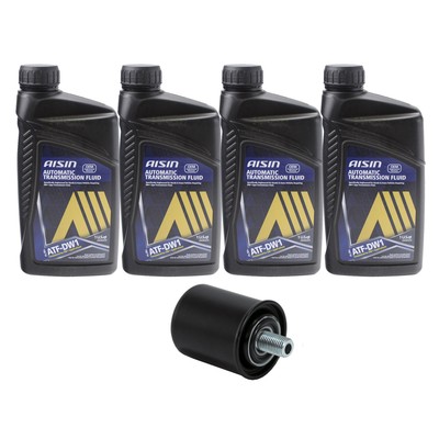 4Qt AISIN Automatic Transmission Oil DW1 & Wix Filter Kit for Acura Honda