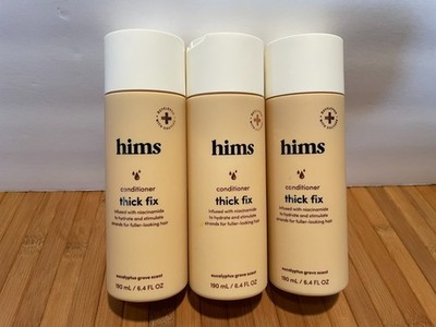 3 BOTTLES of Hims conditioner Thick Fix Eucalyptus Scent 6.4 Fl.oz. New/Sealed