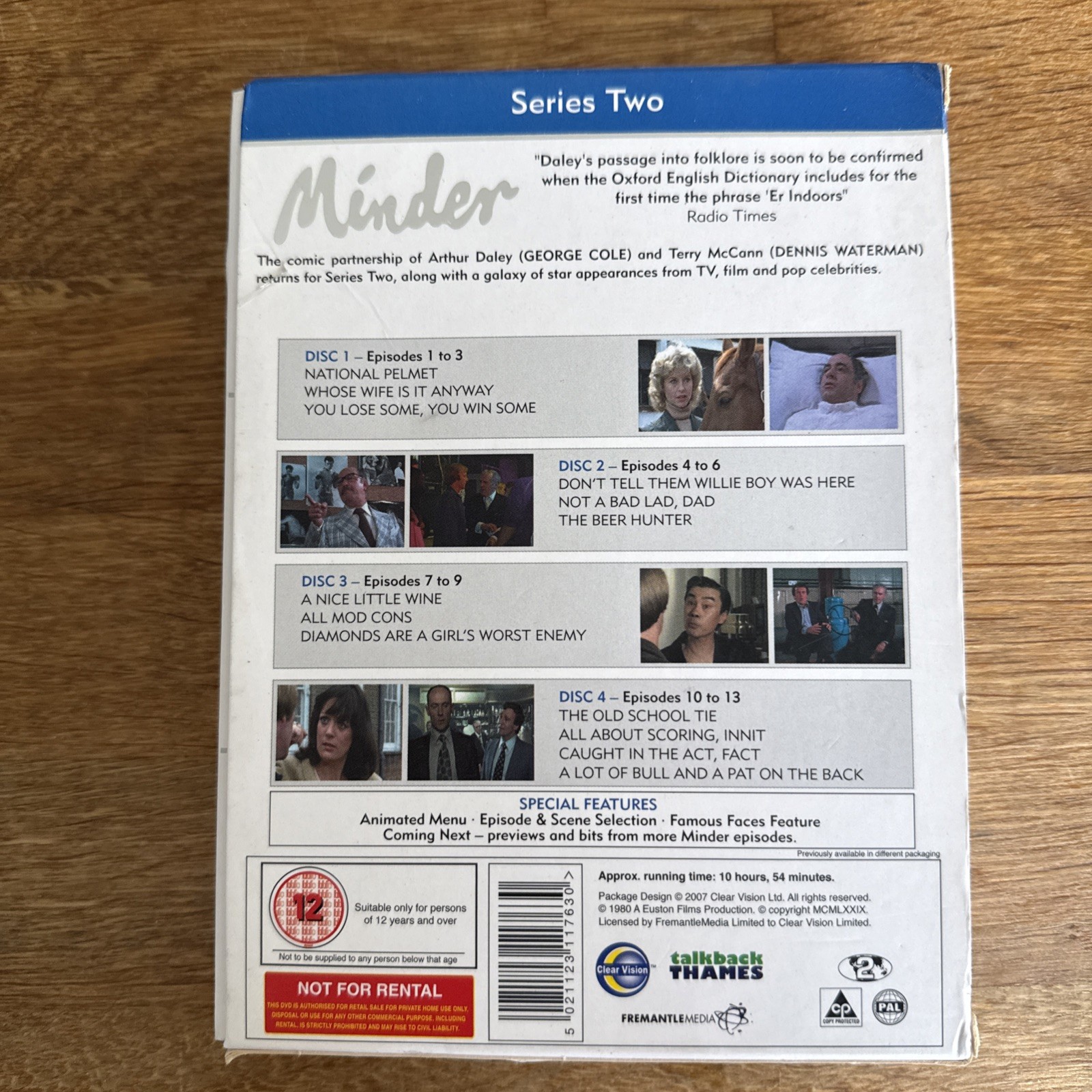 Minder: Series 2 (Box Set) DVD Dennis Waterman, Campbell (DIR) cert 12 image 3