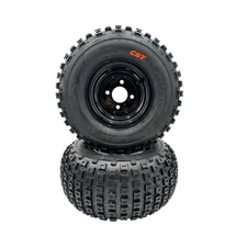 Set of 2-18x9.50-8 Knobby Wheel Assembly