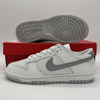 Nike Dunk Low SE Winter Storm Gray White Blue Sneakers  display picture 1