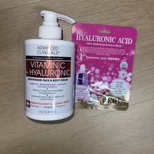 Advanced Clinicals Vitamin C & Hyaluronic Brightening Body Cream 15 oz