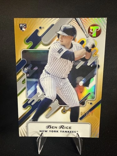 🥇Ben Rice 2025 Topps Pristine Gold Refractor /50 Rookie Yankees (RC) Bookend