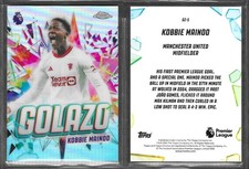 Topps Cromo EPL 2026 #GZ-5 Kobbie Mainoo Manchester United Golazo Inserto