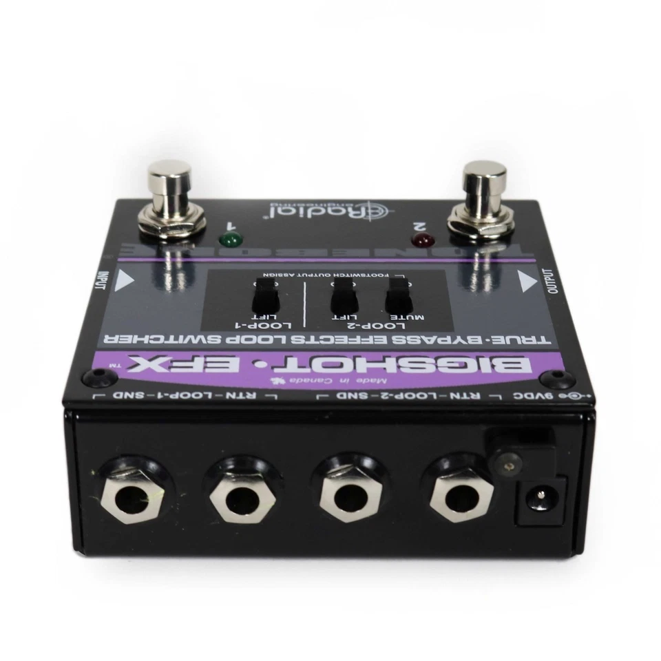 Pedal controlador de bucle de efectos Radial Engineering BigShot EFX Foto 3 de 3