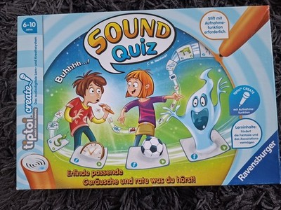 Ravensburger Tiptoi Create Sound Quiz, Lernspiel für 6-10 Jahre