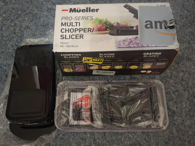 Mueller Pro-Series Multi Chopper Slicer MC-780 White Dicer Julienne Grater