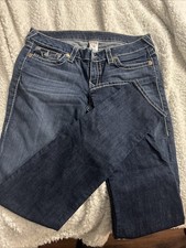 True Religion Becca Mid-Rise Boot Cut Women's Dark Blue Jeans Size 32
