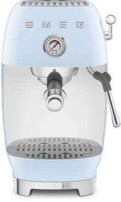 Smeg ECF03PBEU 50's Style Premium-Siebträger-Espressomaschine, 1.350 W, 15 bar