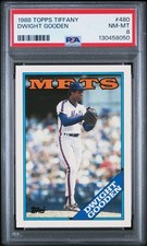 1988 Topps Tiffany - Dwight Gooden #480 PSA 8