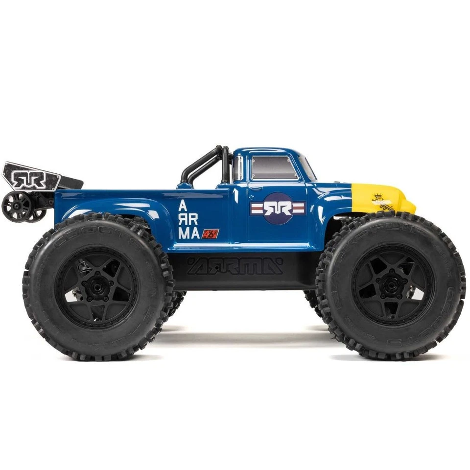 Arrma NOTORIOUS 6S V6 1/8 4X4 BLX Brushless Blu RTR - Monster truck Elettrico - Immagine 2 di 4
